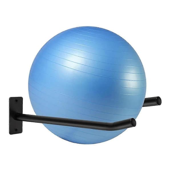 Yoga Ball Wall Rack, Wall Mounted Exercise Ball Holder for Gym Garage Storage Organization