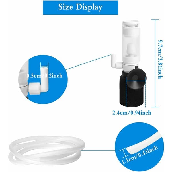 Internal Aquarium Filter Practical Aquarium Filter with Hose to Increase Water Oxygen Content
