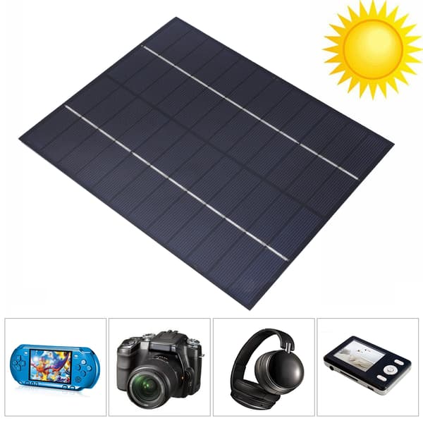 6.5W 12V 5V Portable Solar Panel Module for Mobile Solar Power Battery Car Charger