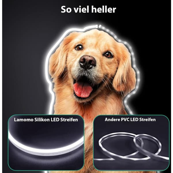 Neon LED-stripe 5m, 12V 6000K Hvit, Fleksibel Vanntett Klippbar Silikonlysstripe for Innendørsdekorasjon, Rom, DIY - Strømadapter Ikke Inkludert