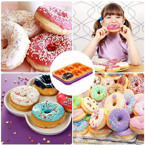3 Silikon Smultringformer Bakeformer Muffinsformer