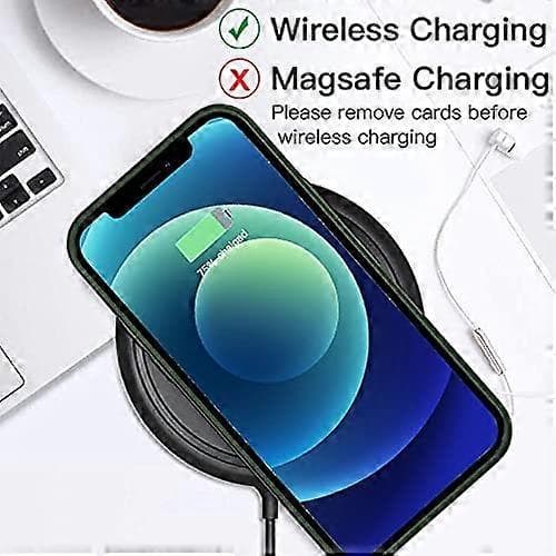Flytende silikonlommebokdeksel til iPhone 12, iPhone 12 Pro 6,1 tommer (2020)