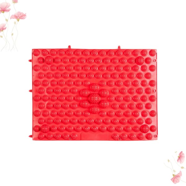 2 Units Foot Massage Pads, Toe Pressure Plates 29*39Cm Red