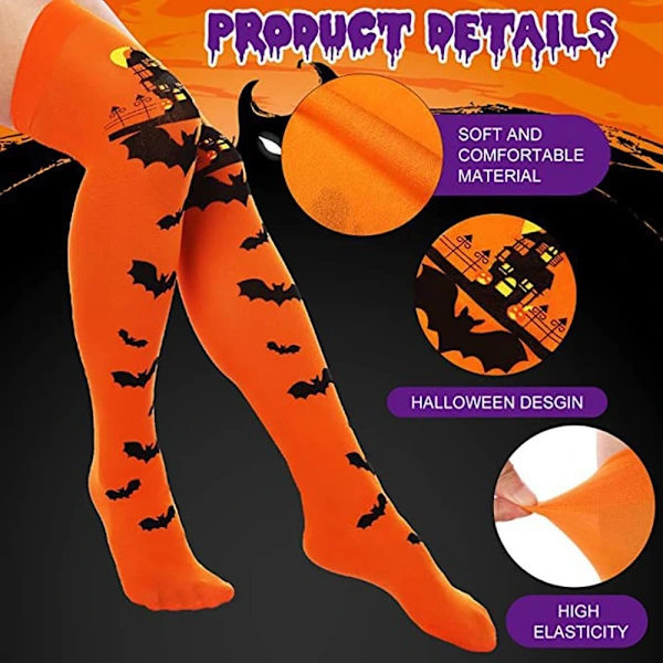 Halloweenstrumpor Fladdermusstrumpor D D D