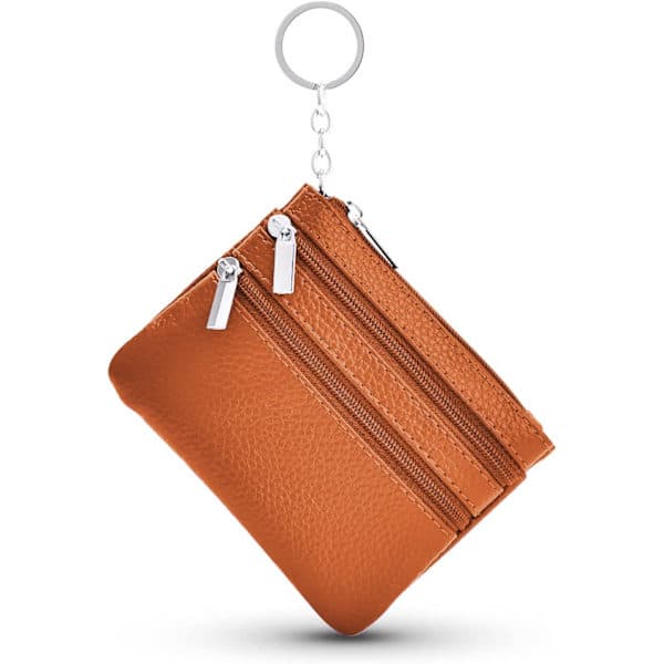 Women's Genuine Leather Wallet, Small Coin Purse with Card Holder