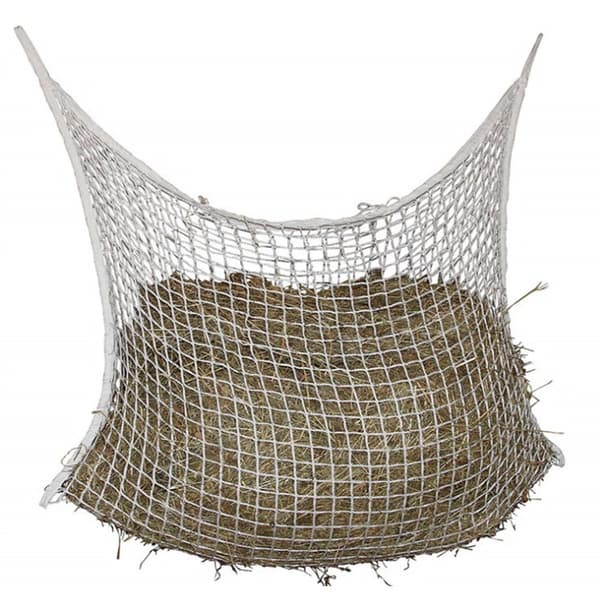 Slow Feed Hay Net Bag with Small Opening for Horse All Day Feeding Large Capacity (60*90CM)
