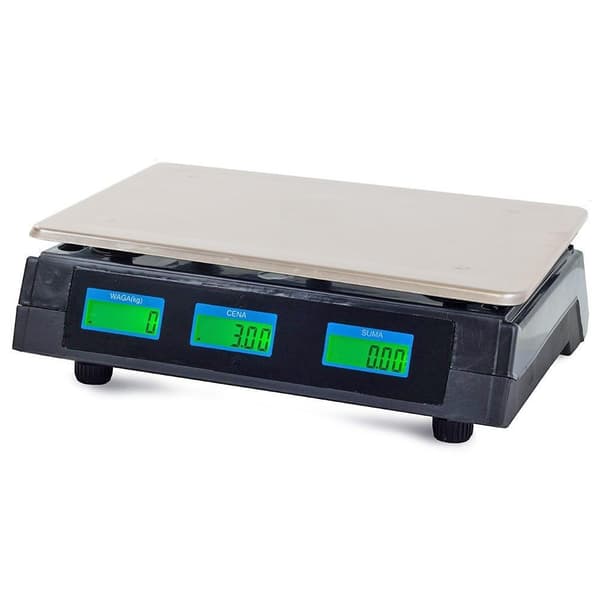 Industrivekt / Digital vekt - Veier opp til 40 kg Vit white