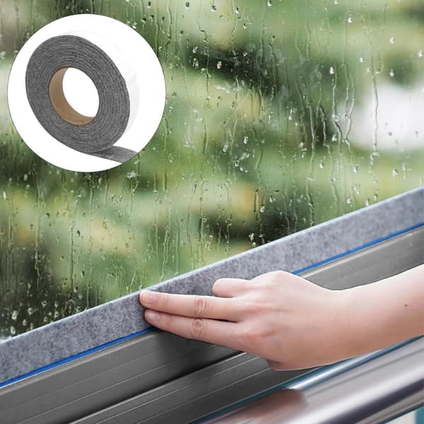 Fugtbestandige strimler til vinduer - 3cm*4m - Absorberende kondensstrimler til vinduesfilt