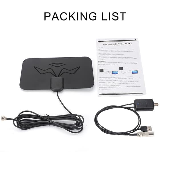 Inomhus Digital Antenn HD 4K 1080P Ultra-Klar Dvb-T Tvbox