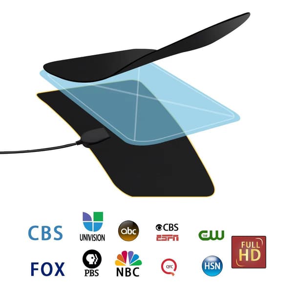 Innendørs HD TV-antenne HDTV Digital Terrestrial Wave Dvb-T2