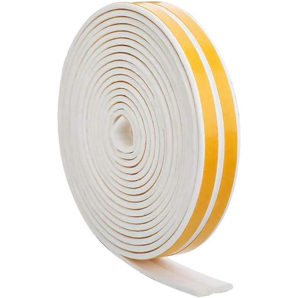 Self-adhesive sealing strips for doors and windows