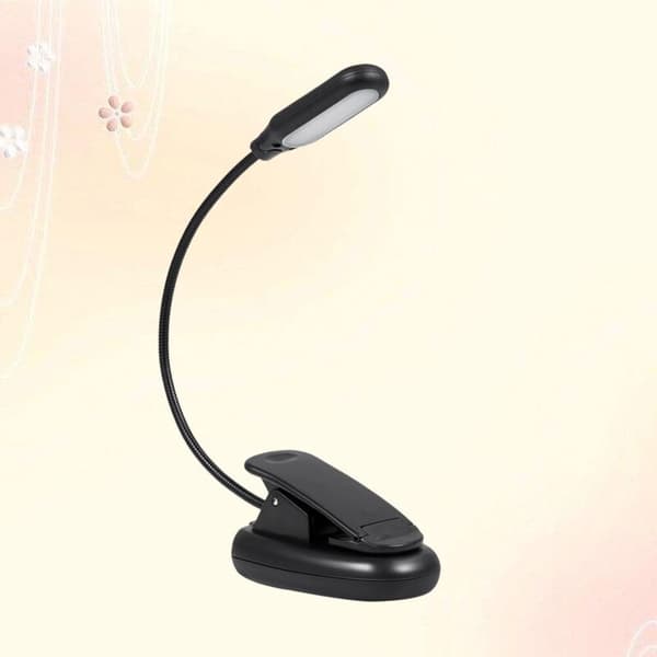 Rechargeable LED Reading Light for Books in Bedroom or Dorm, Battery Included