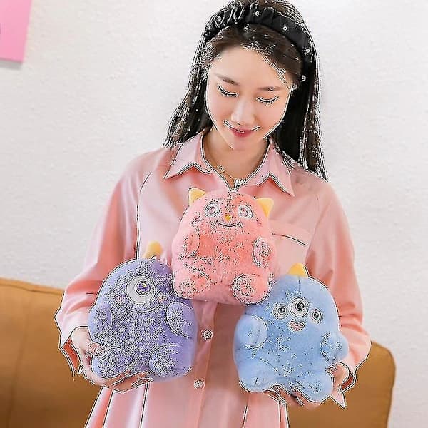 Small Monster Plush Toy Monster Doll Ugly Scratch Toy Gift Pink 23cm