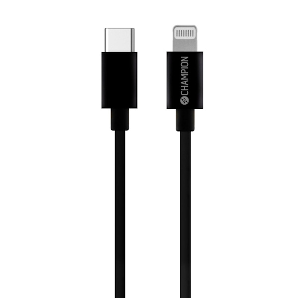 USB-C - Lightning -kaapeli 1 m musta Silver