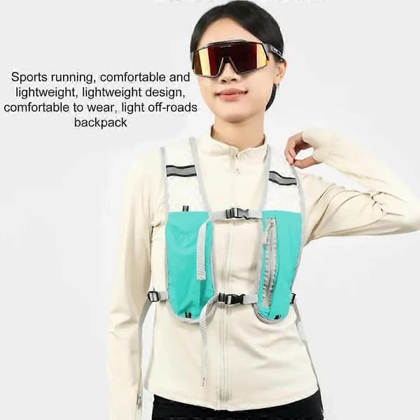 Outdoor Hydration Backpack Lightweight Vest Cycling Hiking Trail Running Unisex Water Bladder Daypack