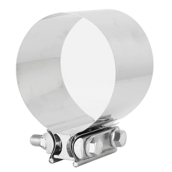 Eksosklemme Rustfritt Stål Butt Joint Universal for Lyddempere Downpipes Manifolder 4in/10.16cm