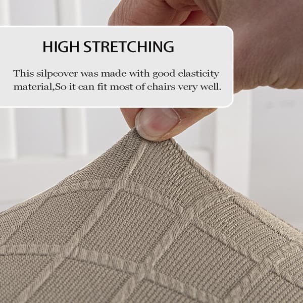 4-pack universella stretchöverdrag för matstolar, polyester, maskintvättbara, kök och matsal, svart, 45–52×40–46×40–48 cm