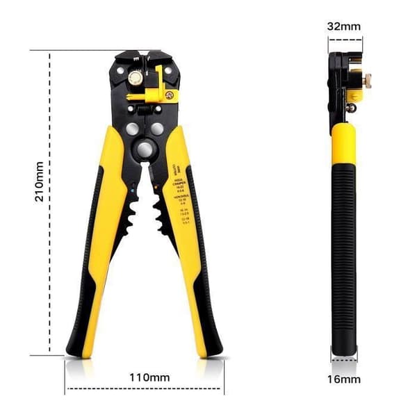 TEMPSA - Selvjusterende avisoleringstang - Kabeldiametere fra 0,2 til 6 mm²