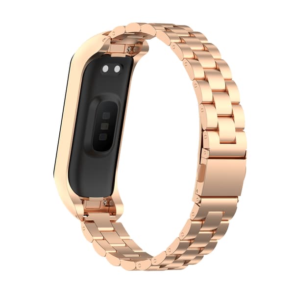 Tre-rækket armbånd i rustfrit stål til Samsung Galaxy Fit2 Sølv
