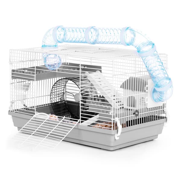 Small Rodent Cage, Fully Equipped