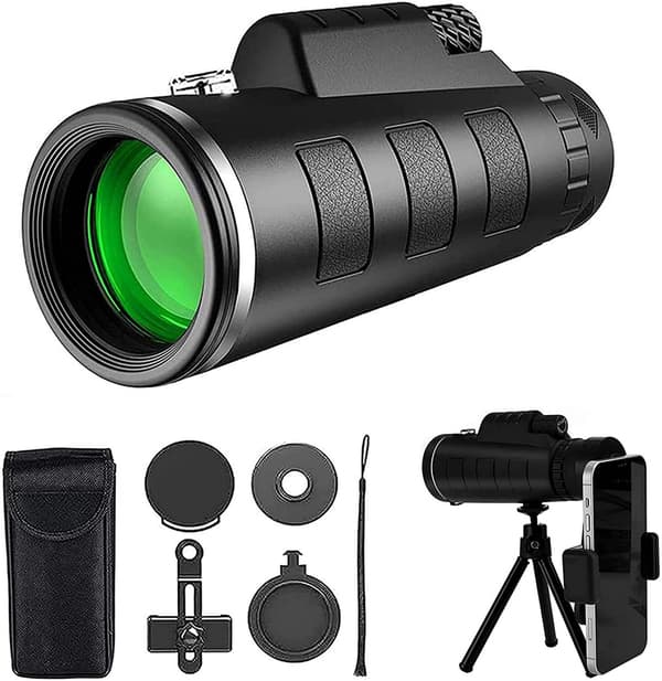 Telescope 40 × 60 HD Monocular Telescope for Smartphone Monocular