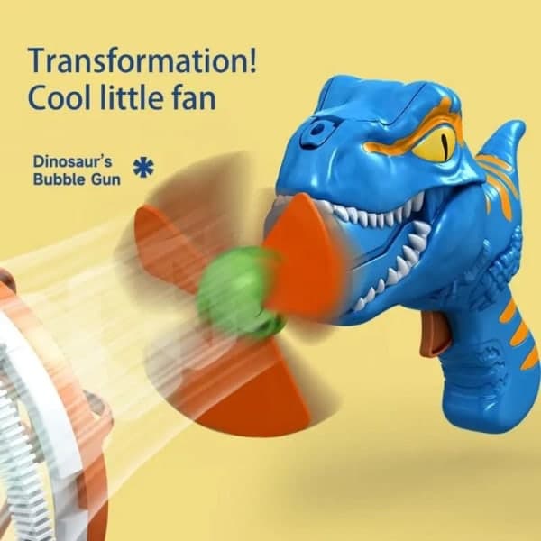 Fläkt Dinosaurie Bubbelmaskin Auto Bubbelmaskin GRÖN grön