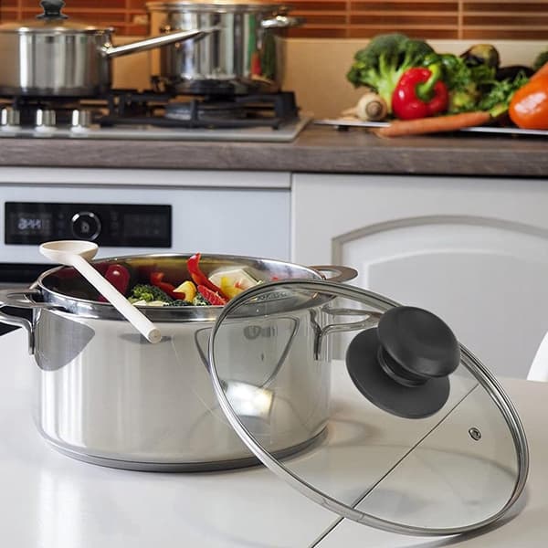 Pieces - Lid for saucepan - Lid knobs - Opening 6 - 10mm - Pot lid knob - Lid handle - Lid knob - Anti