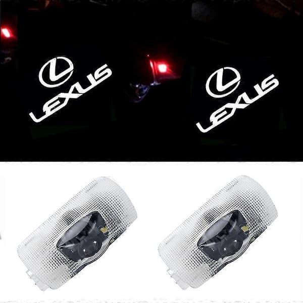 Lexus Dørprojektor Logolamper - Kompatible med LS RX ES IS LX Modeller (2-pak)[JUN]
