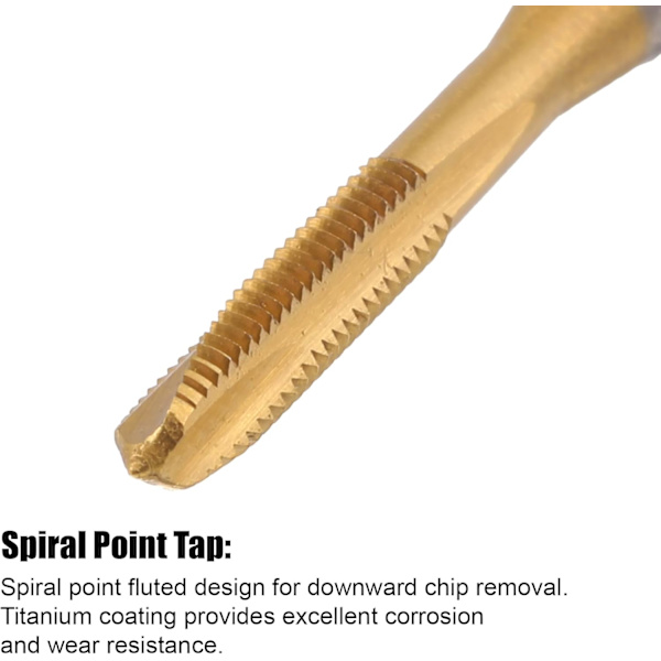 M3 x 0,5 Spiralspets 2,5 mm