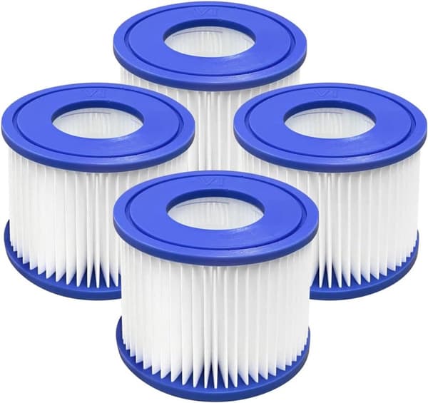 4 x Filter VI til swimmingpool - til Bestway Miami, Lay-Z-Spa Poolfilter - Filterpatron VI