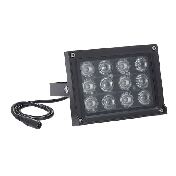 12 stk. infrarøde LED-lamper – IR-ekstralampe for nattsyn, vidvinkel, lang rekkevidde, utendørs, IP65-klassifisert CCTV-sikkerhetskamera-FY-