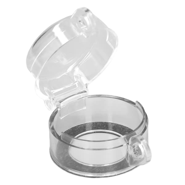 30 mm läpinäkyvä pölytiivis painikesuojus BS 02