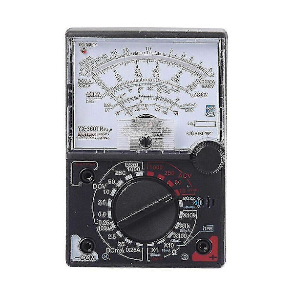 DC & AC Yx-360tr Analog Mätare Multimeter Multitester Säkring Diodskydd