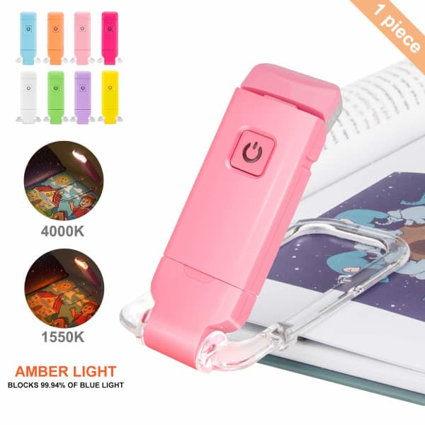 Oppladbar boklampe for sengelektyre med 2 lysstyrkemoduser-FY-