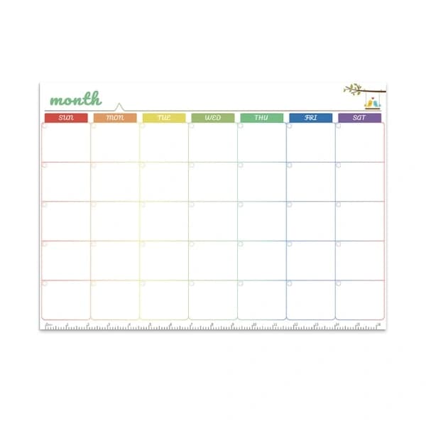 Magnetisk Whiteboard-sæt Daglig Uge- og Månedsplanlægger Køleskabsmagnet Pen