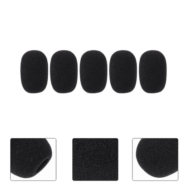 5 st Gooseneck Microphone Microphone Capsules Microphone Cover Microphone Damper Microphone Sponge Cover Headset Microphone Windscreen