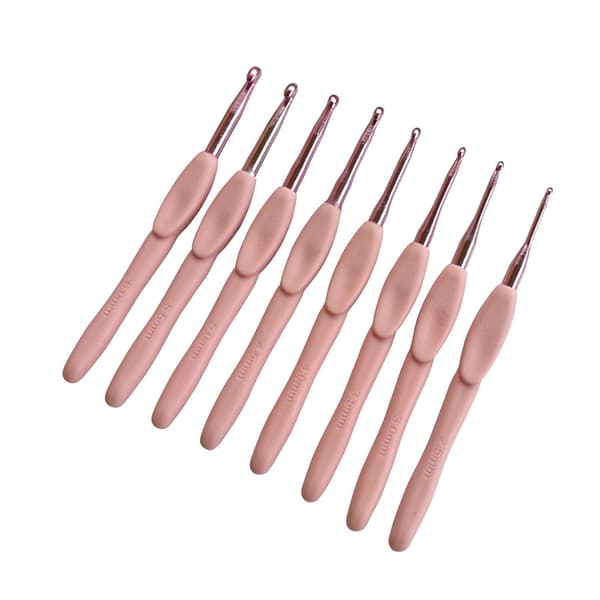 Ergonomic Knitting and Crochet Hook Set for Beginners and Professionals