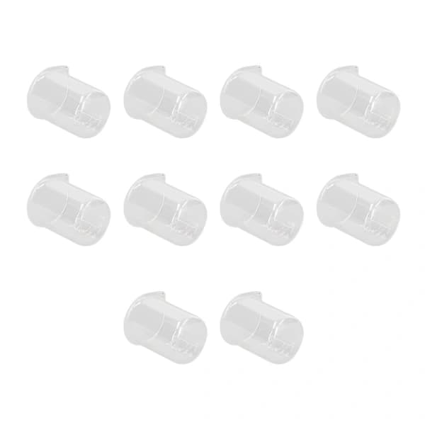 Laboratory Glass Beaker 10-pack 50ml Capacity Graduated Cylinder Cup with Clear Scale Line
