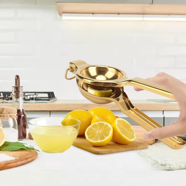 Manuel citruspress i rustfrit stål Håndholdt juicer Citrusfrugtpresser Manuel citrusjuicer Hånd