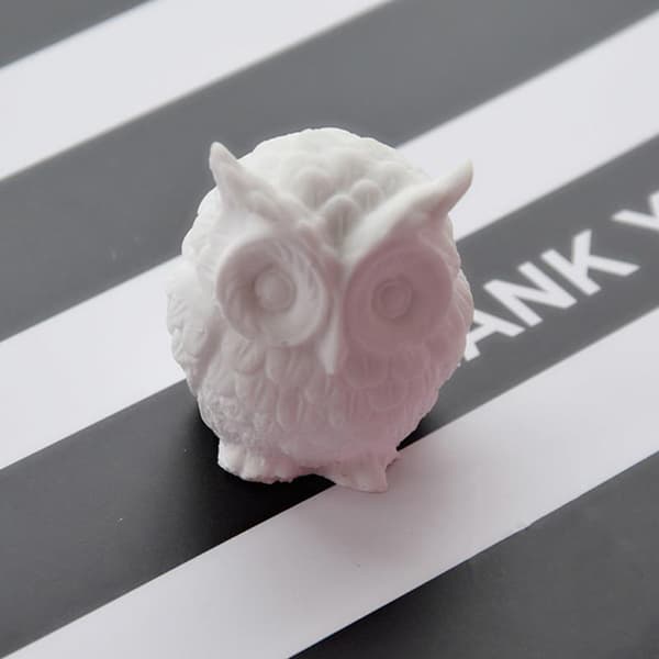 3D ugle lysform silikoneform til lysfremstilling DIY håndlavet