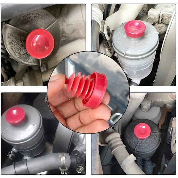 3 st hydraulisk servostyrningspump hydraulisk behållarlock, lock för