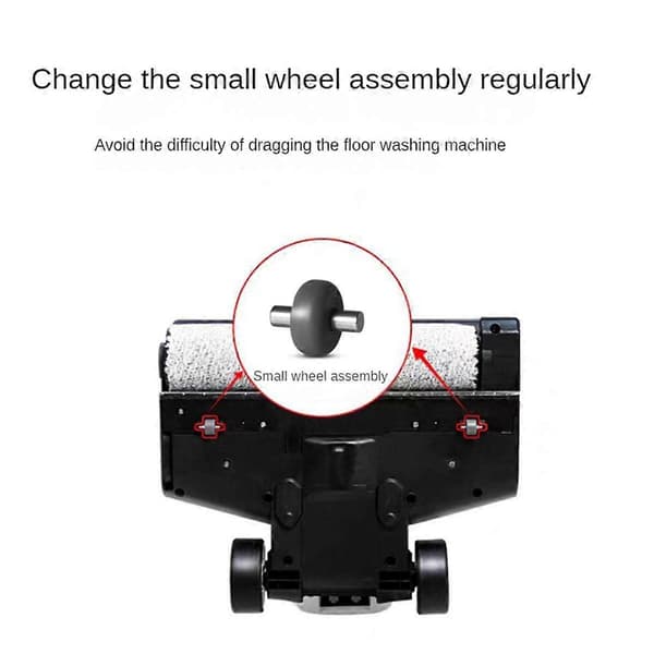 Axles & Rollers for Floor .0 Vacuum Cleaner Motorized Nozzles Small Axle Replacement Wheels (FMY) Gray Gray