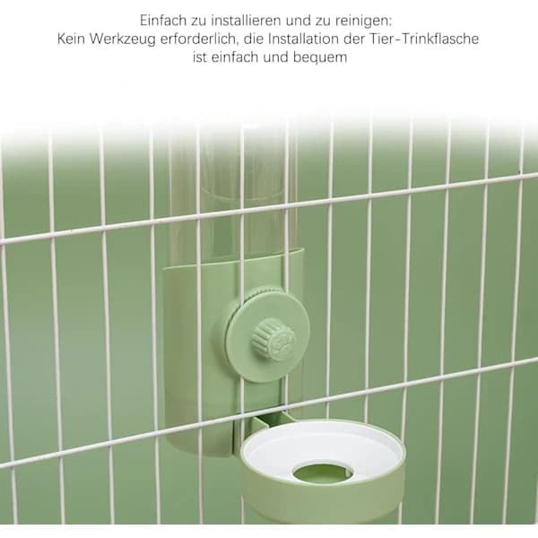 500ml Automatic Water Dispenser for Rabbit Guinea Pig Chinchilla Hamster Drinking Bowl Accessories