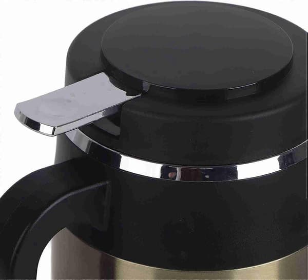 12V 1000ML Car Kettle with Fast Heating, Leak-Proof Vacuum Insulation for Travel