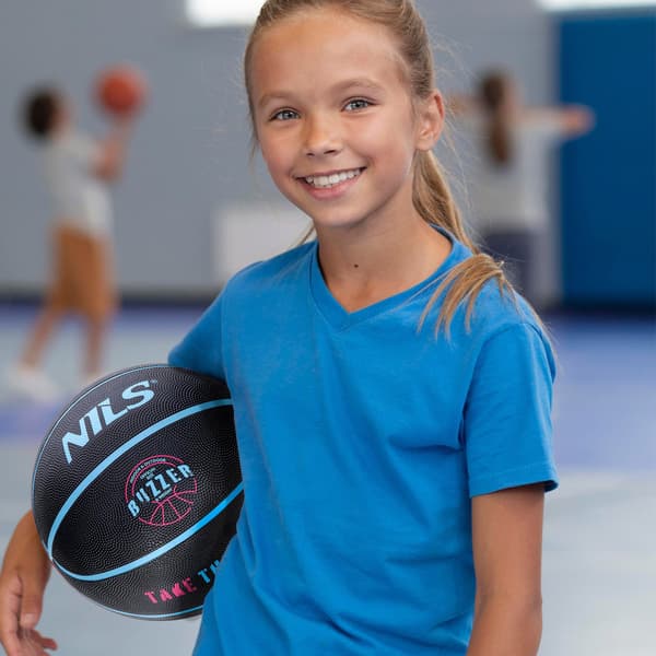 Basketball svart størrelse 5 – Innendørs/utendørs bruk