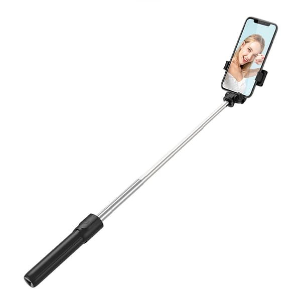 Selfie-stang Teleskopstativ 0,7m til Mobil - Sort