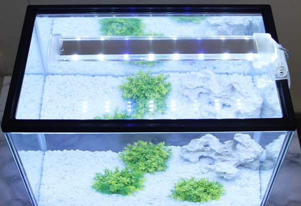 (12cm) Nedsenkbar LED-akvarielampe for planter hvitt og blått lys 3W