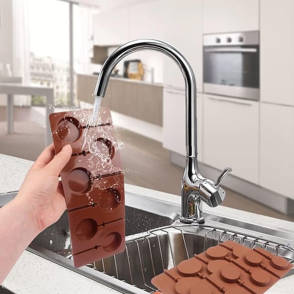 Silikoneform til slikkepinde chokolade slik og kager Sæt o