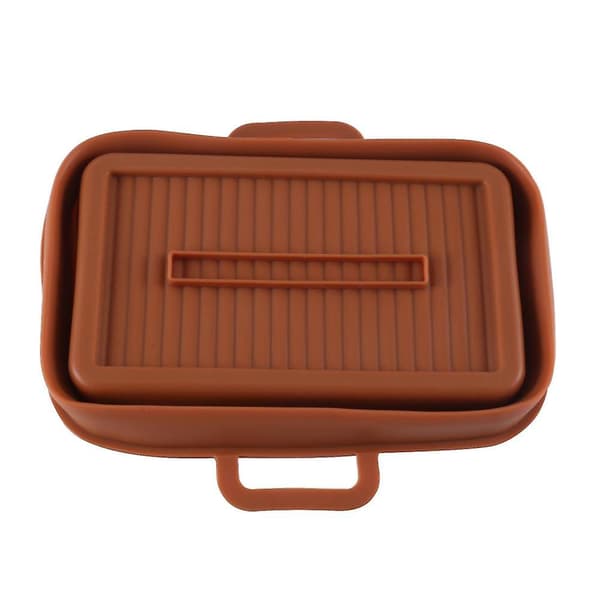 Silikonfrityrforinger, Airfryer-kurv for Ninja Dz201410, Frityrkoker
