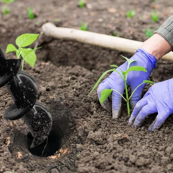Hagebor – 9 x 40 cm – For batteridrill – Med robust skaft – Perfekt for planting, blomsterpotter, graving av hull